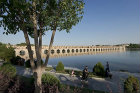 Pol-e Si-o-Se, Si-o-Se bridge, bridge of 33 arches, buit 1599-1602 by Allahverdi in reign of Shah Abbas I, Isfahan, Iran