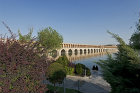 Pol-e Si-o-Se, Si-o-Se bridge, bridge of 33 arches, built 1599-1602 by Allahverdi in reign of Shah Abbas I, Isfahan, Iran
