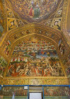 Vank Cathedral, painting of the last judgement, heaven and hell, Armenian Cathedral of the Holy Saviour, Isfahan, Iran