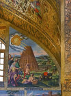 Vank Cathedral, painting of tower of Babel, Armenian Cathedral of the Holy Saviour, Isfahan, Iran