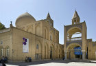 Vank Cathedral, Armenian Cathedral of the Holy Saviour, exterior and belfry, Isfahan, Iran