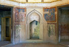 Hasht Behesht Palace, wall paintings, Safavid, seventeenth century, Isfahan, Iran