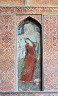Ali Qapu Palace, portico wall painting, Isfahan, Iran