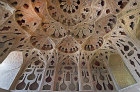 Ali Qapu Palace, music room ceiling, Isfahan, Iran