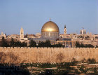 Israel, Jerusalem, the Dome of the Rock at sunrise