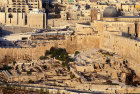 Israel, Jerusalem, the excavations below the south east corner of the city wall