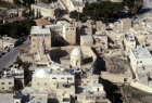Israel, Jerusalem, aerial view of the Dome of the Ascension