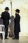 Israel, Jerusalem, Orthodox Jews at the Western Wall