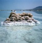 Israel, the Dead Sea,  salt formations
