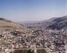 Nablus, aerial view of the city, Israel
