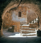 Israel, Bethlehem, a courtyard