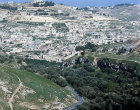 Hinnom Valley looking east to Silwan Village, Jerusalem, Israel