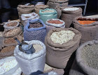 Israel, Nazareth, market, sacks of beans and nuts