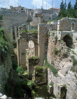 Israel, Jerusalem, the Pool of Bethesda from above