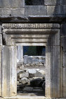 Israel, Baram, doorway to fourth century AD synagogue
