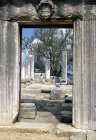 Israel, Baram, doorway of fourth century AD synagogue