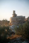Israel, boundary marker stones between Bethlehem and Beersheva