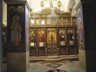 Monastery of Temptation, interior of Church, Jericho, Israel
