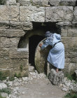 Israel, the best preserved tomb with a rolling stone