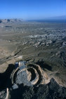 Israel, Masada, looking down on Herod