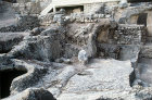 Israel, Jerusalem, St Peter in Gallicantu, ruins of Caiaphas