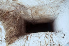 Israel, Jerusalem, St Peter in Gallicantu, tunnel below Caiaphas