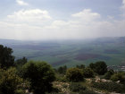 Israel, the Valley of Jezreel from Mount Tabor