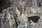 Israelite houses above and Canaanite houses below, excavations, City of David, Jerusalem, Israel