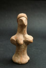 Israel small clay statuette of Astarte from an iron age Palestinian site