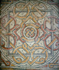 Israel, Bethany, mosaic in the south aisle of the first church built between 333-390AD