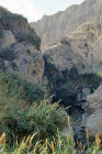 Israel, Ein Gedi, waterfall below David