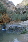 Israel, Ein Gedi, pool below David