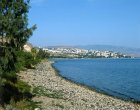 Israel, the Sea of Galilee, view looking north to Tiberias