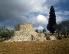 Israel, stone watchtower in Samaria