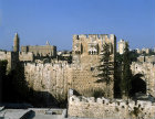 Israel, Jerusalem, the Citadel, towers and  minaret