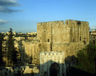 Israel, Jerusalem, the Citadel, detail of David
