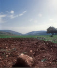 Mountains of Gerizim and Ebal, Samaritans celebrate Passover each year on Mount Gerizim, Samaria, Israel
