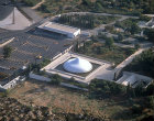 Museum of the Shrine of the Book, aerial, Jerusalem, Israel