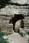 Tomb with rolling stone, similar to that of Christ, Israel