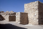 Israel, Tel Arad, Hellenistic tower at entrance to citadel and Israelite temple