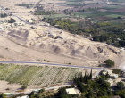 Jericho Tel, aerial view from south east, Israel