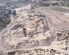Jericho Tel, aerial view from north, Israel