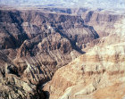 Israel, aerial view of Ein Gedi near the Dead Sea