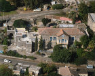 Israel, Tiberius, aerial view of the Scottish Hospice