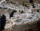 High places and temples, 1950-1850 BC, Megiddo, aerial view from the east, Israel