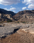 Israel, dried up Wadi near to Ein Gedi, Dead Sea