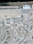 Hippodrome and Temple Mount, detail of model of Jerusalem at the time of the Second Temple, designed by Michael Avi Yonah in 1966, Israel Museum, Jerusalem, Israel