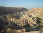 Israel, Wadi Zohar between Arad and the Dead Sea, looking down on Nabataean fortress later restored by the Byzantines