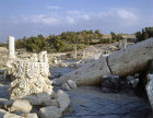 Israel, Beth Shean ruins from the Roman Byzantine period