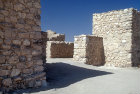 Israel, Tel Arad, Helenistic tower at the entrance to the citadel and Israelite temple